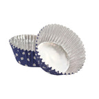 Cápsulas Forradas de Aluminio - Lunares Azules, Pack de 30