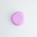 Cupcake Vormpjes Folie Gevoerd - Paarse Stippen Pk/30