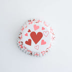 Hearts Foil Lined Cupcake Cases Pk/30