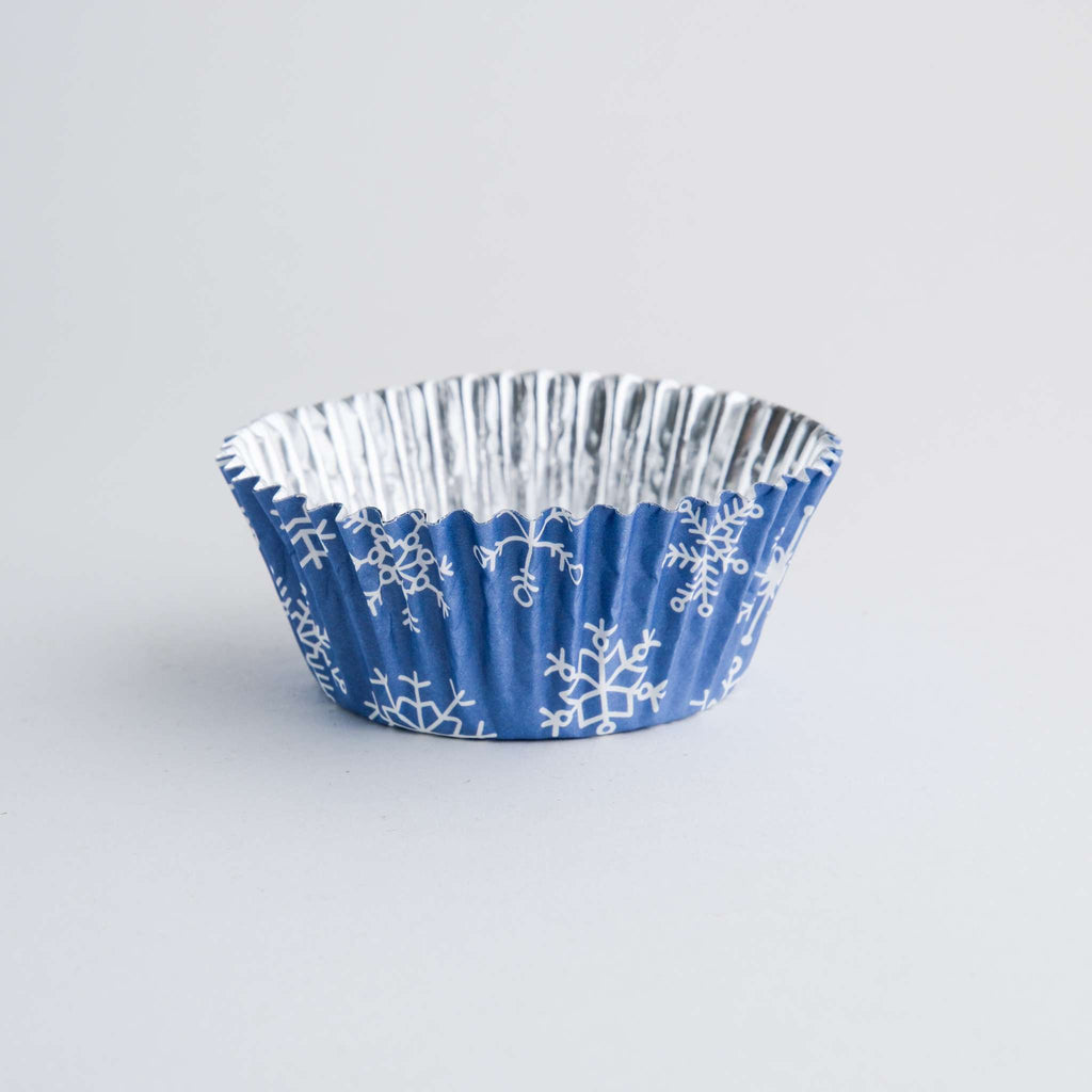 Snowflakes Foil Lined Cupcake Cases Pk/30