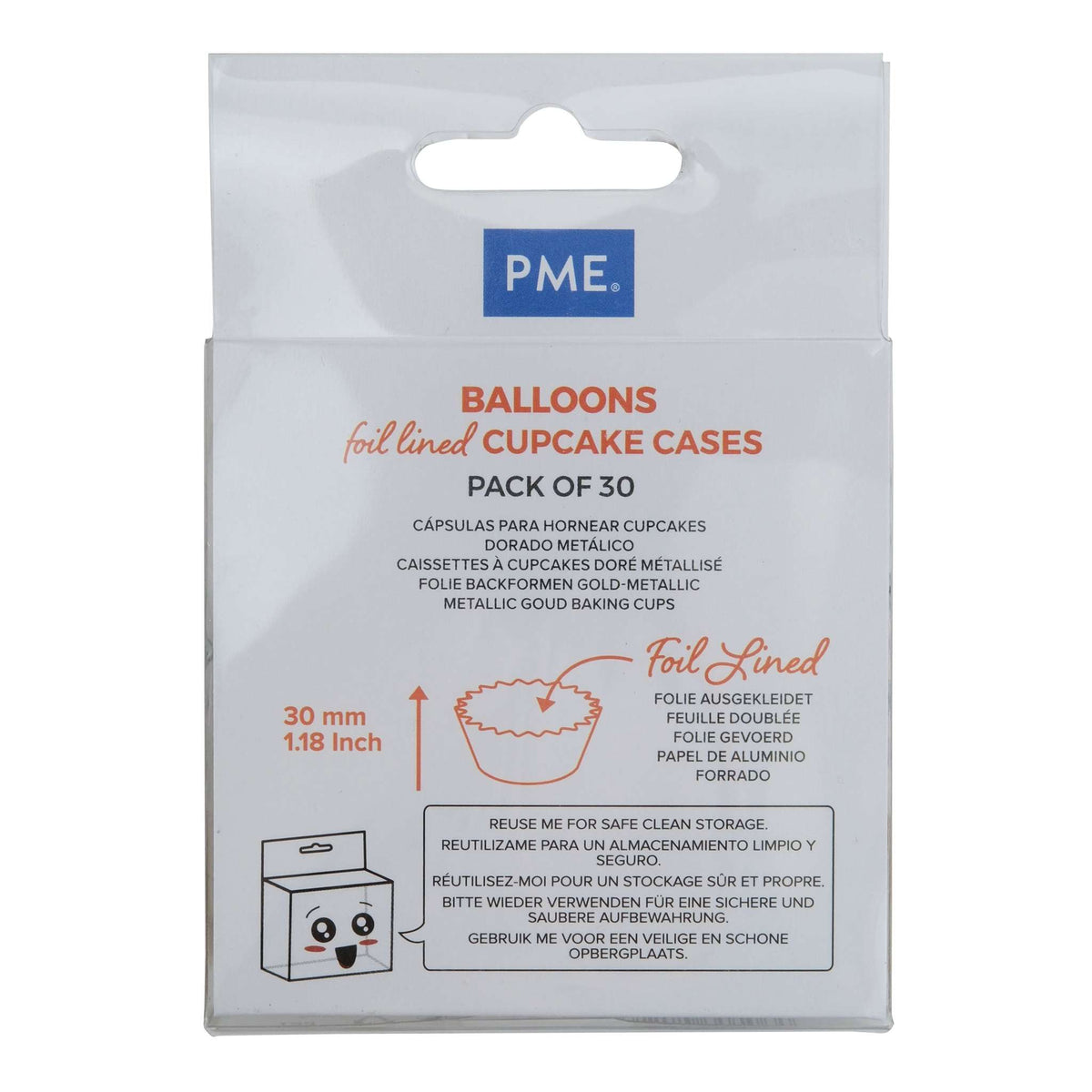 Cápsulas Forradas de Aluminio - Globos, Pack de 30