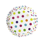 Polka Dot Foil Lined Cupcake Cases Pk/30