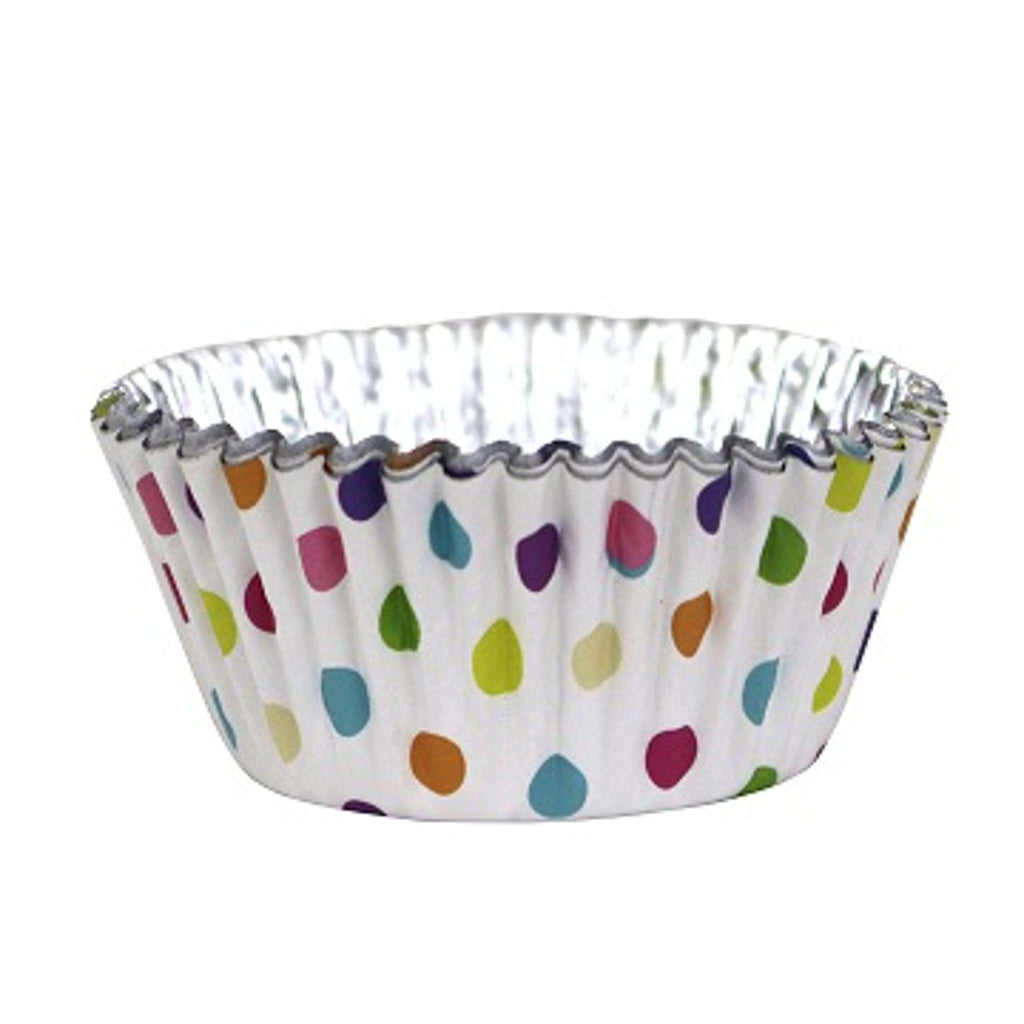 Polka Dot Foil Lined Cupcake Cases Pk/30