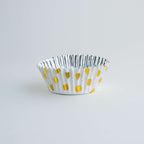 Gold Polka Dot Foil Lined Cupcake Cases Pk/30