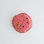 Muffinförmchen mit Folienbeschichtung - Rosa mit goldenen Flecken (Set mit 30)