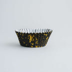 Black & Gold Flecks Foil Lined Cupcake Cases Pk/30