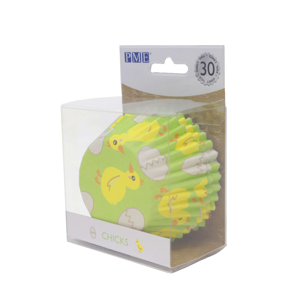Chicks Foil Lined Cupcake Cases Pk/30
