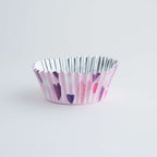 Love Hearts Foil Lined Cupcake Cases Pk/30