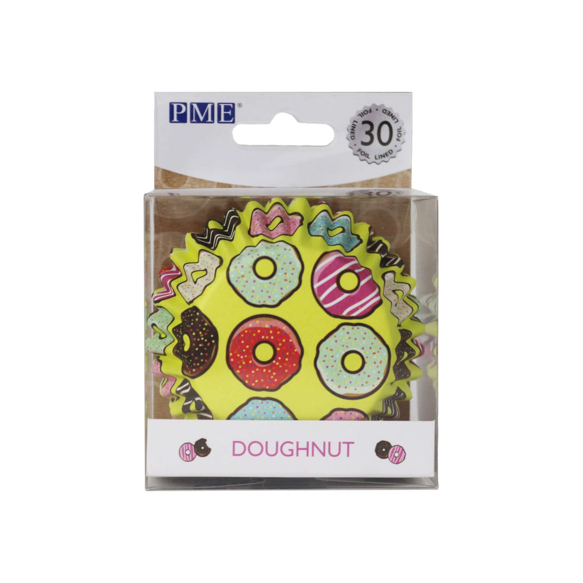 Cupcakevormpjes met folievoering - Donuts Pk/30