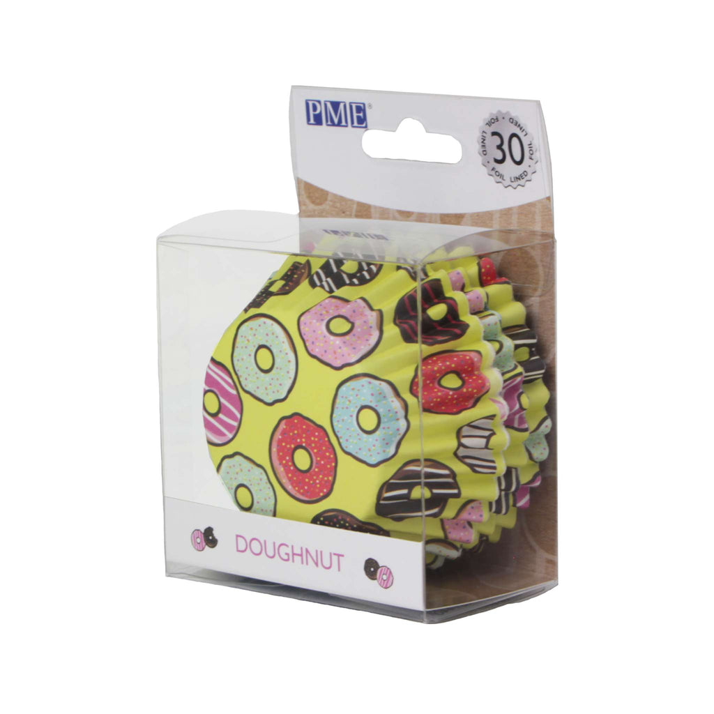 Cupcakevormpjes met folievoering - Donuts Pk/30