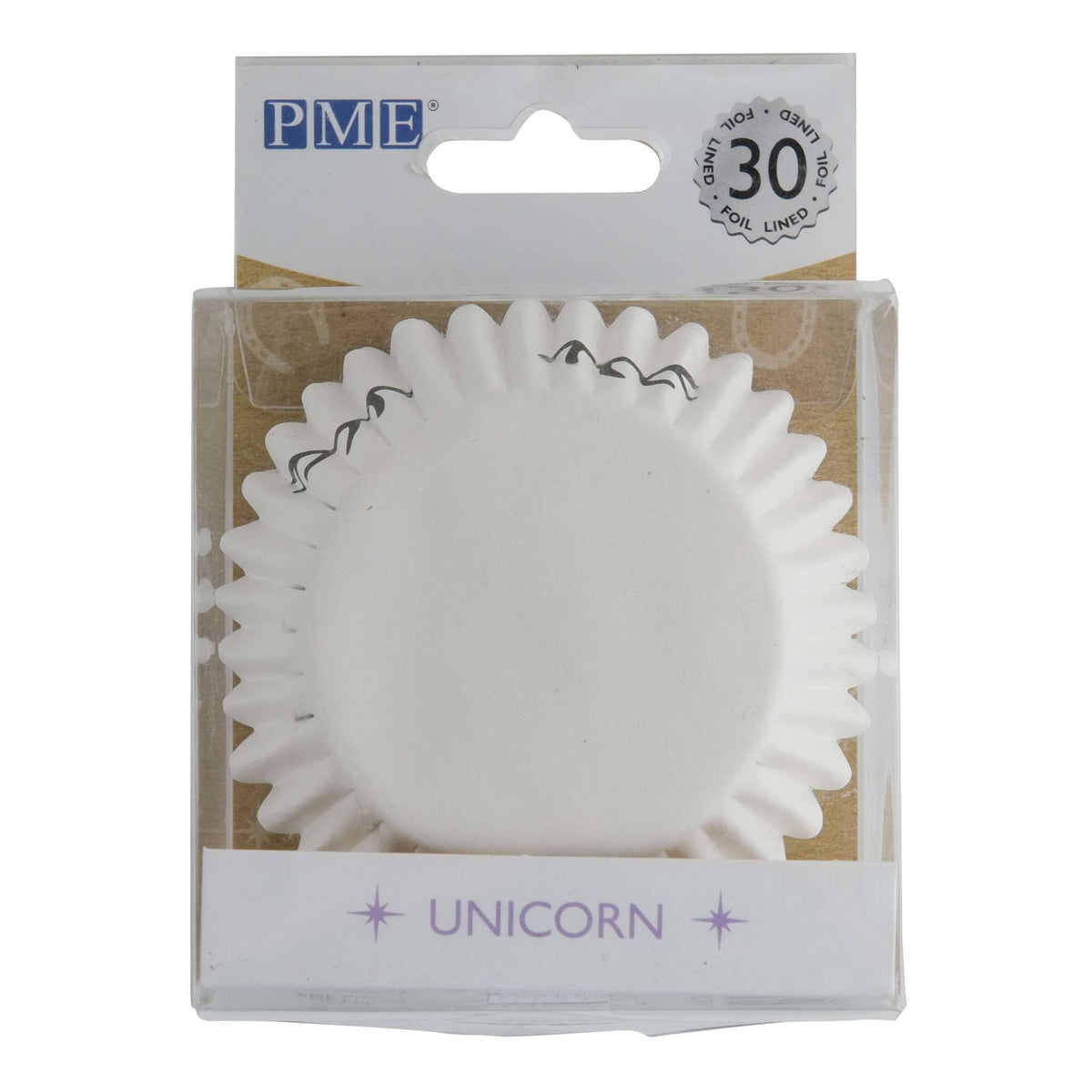 Unicorn Foil Lined Cupcake Cases Pk/30