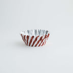 Navidad Cápsulas para Cupcakes forradas de Aluminio - Rayas de Bastón de Caramelo (Set de 30)