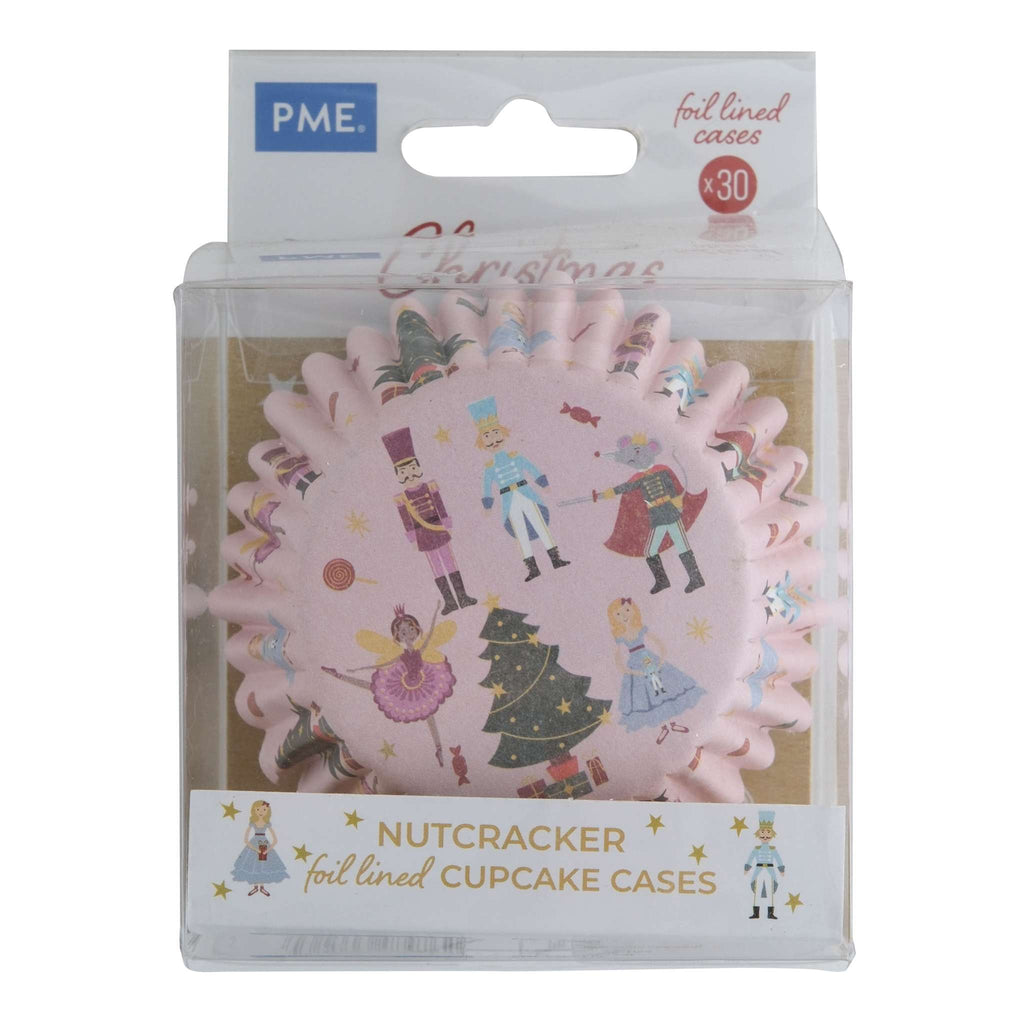 Navidad Cápsulas para Cupcakes forradas de Aluminio - Cascanueces (Set de 30)