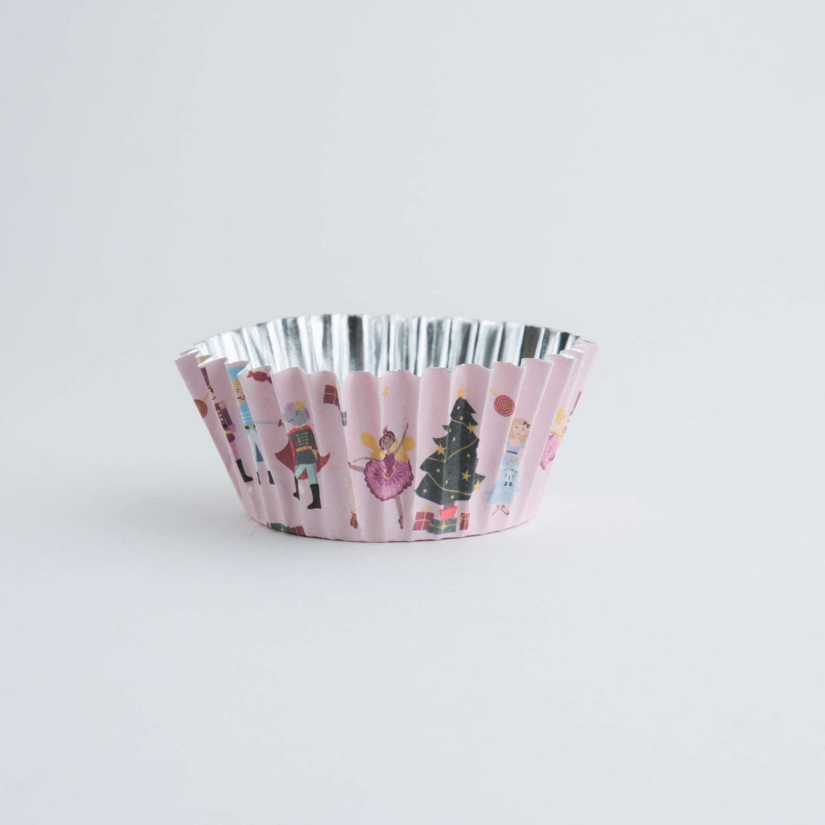 Kerst Cupcake Vormpjes met Folievoering - Notenkraker (30 stuks)
