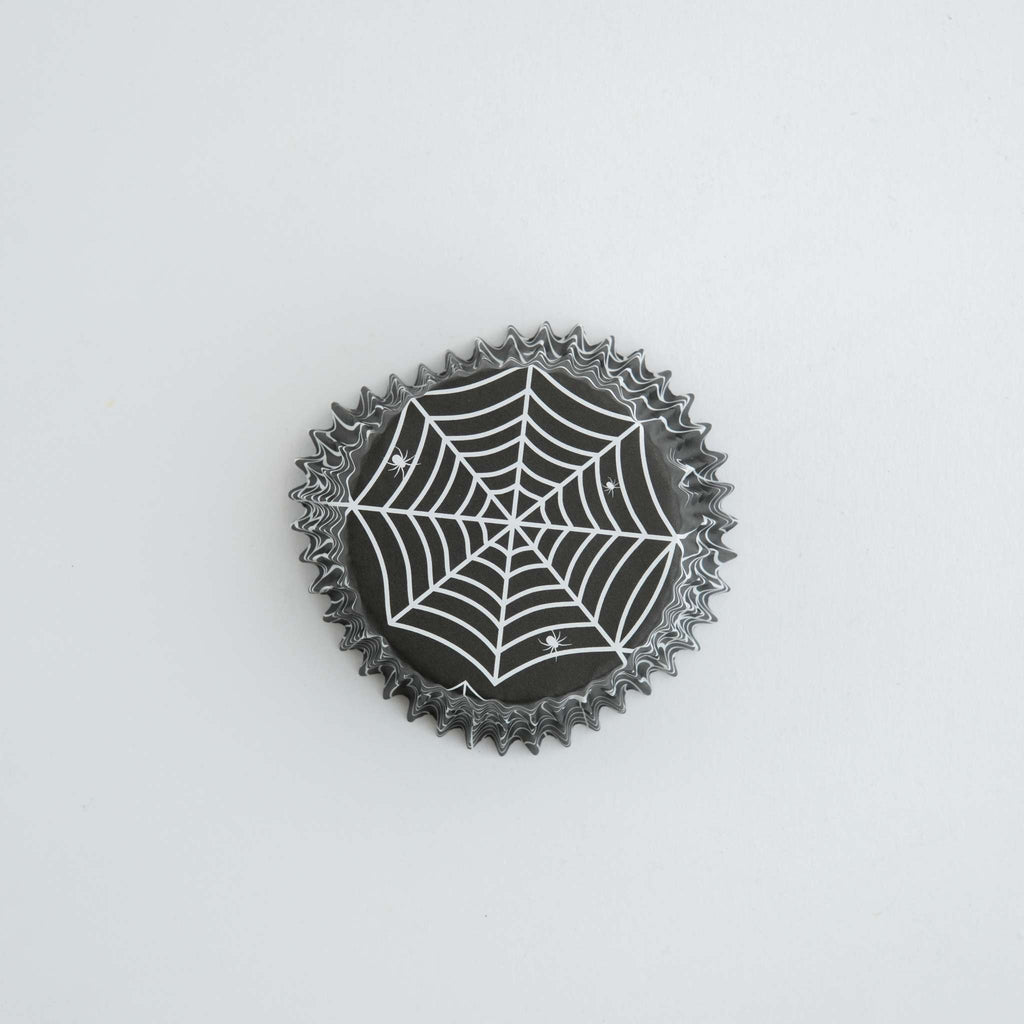 Halloween Cupcake Vormpjes met Folievoering - Spinnenwebben (30 stuks)