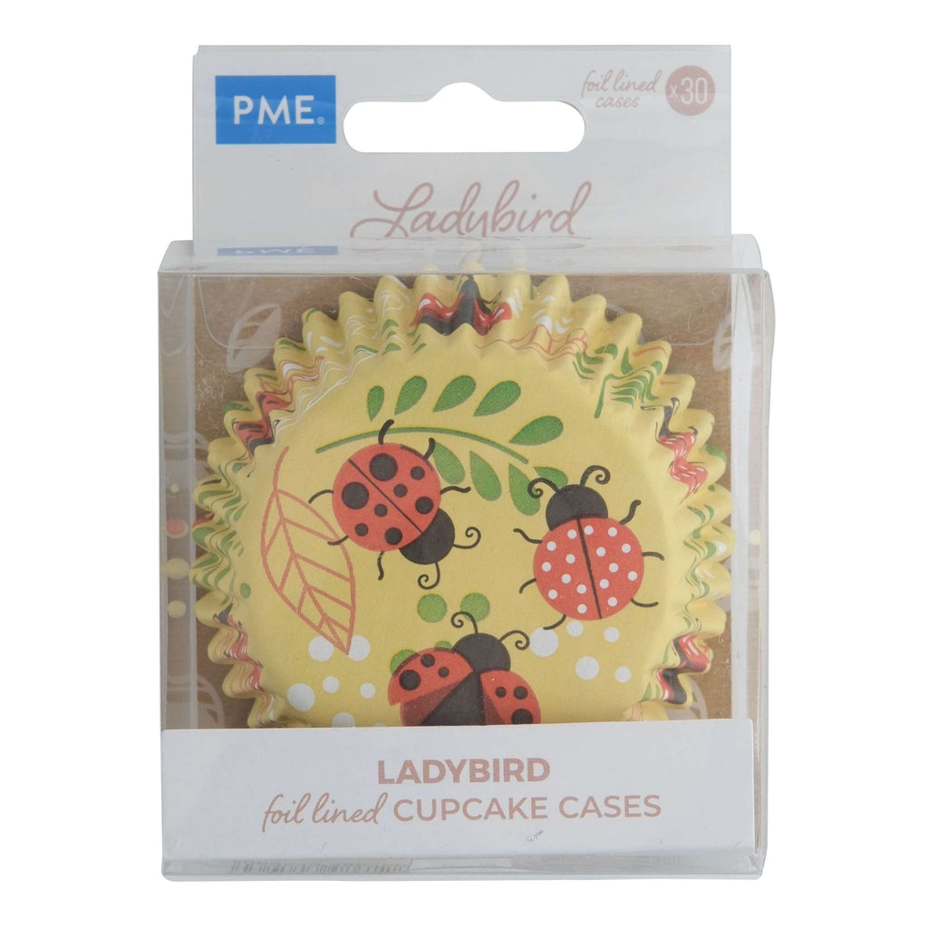 Ladybird Foil Lined Cupcake Cases Pk/30