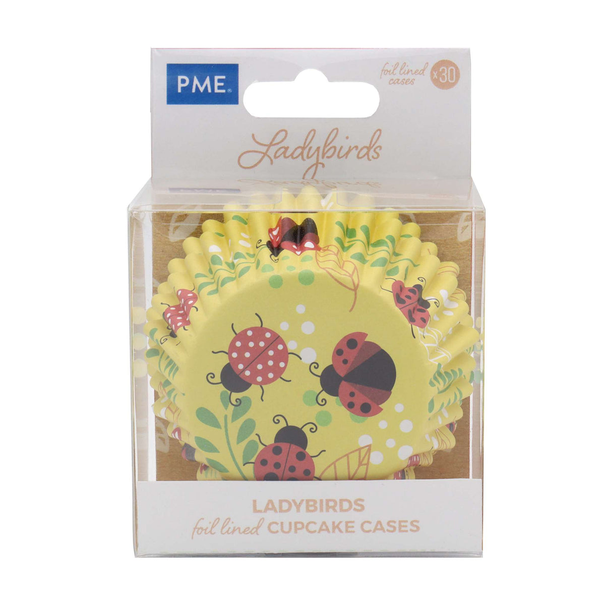 Ladybird Foil Lined Cupcake Cases Pk/30