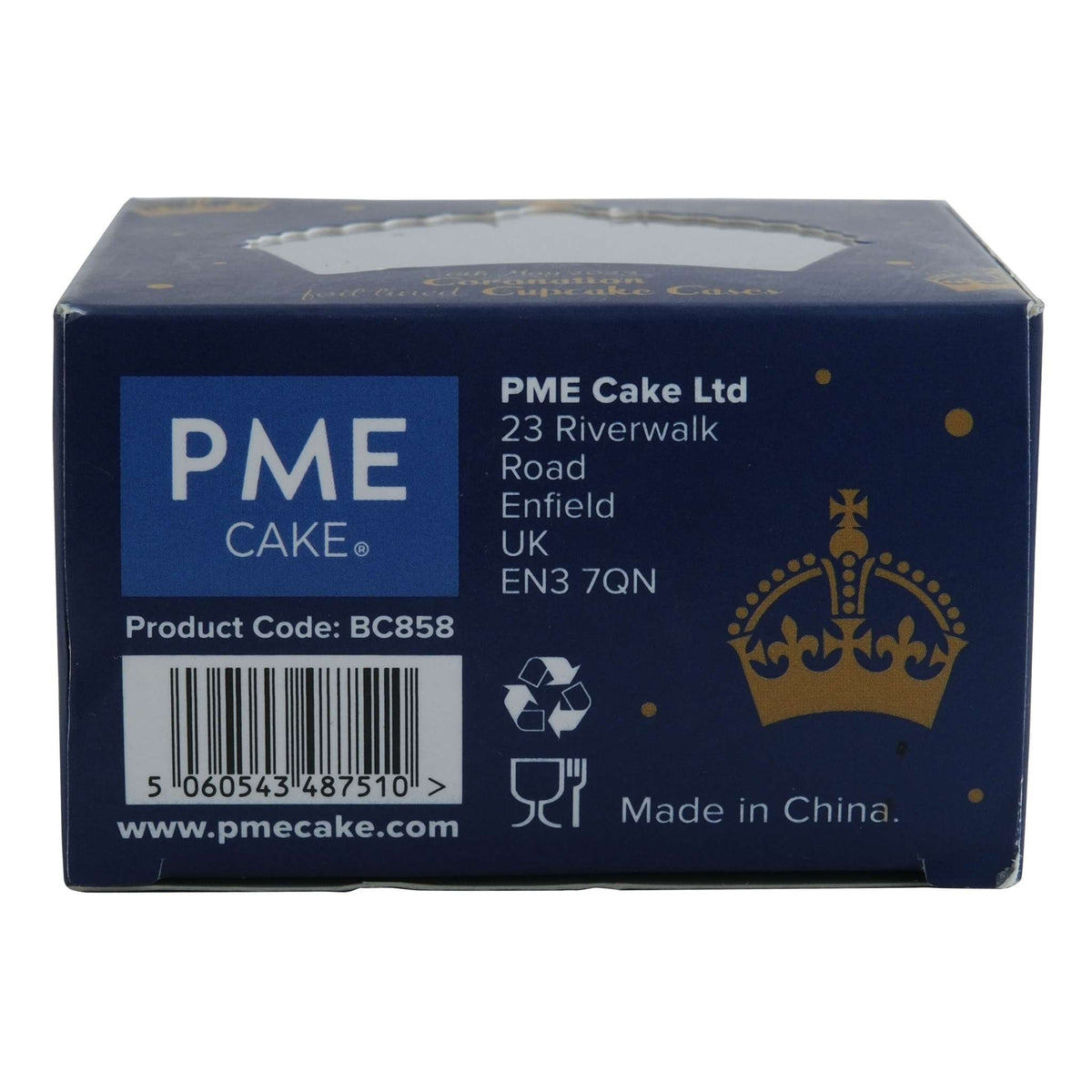 Coronation Foil Lined Cupcake Cases Pk/30