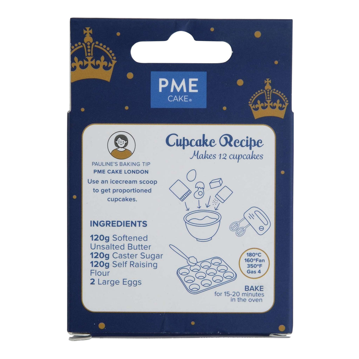 Coronation Foil Lined Cupcake Cases Pk/30