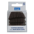 Coffee Brown Mini Bob Bon Cups Pk/100