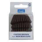 Coffee Brown Mini Bob Bon Cups Pk/100