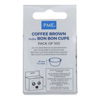 Coffee Brown Mini Bob Bon Cups Pk/100
