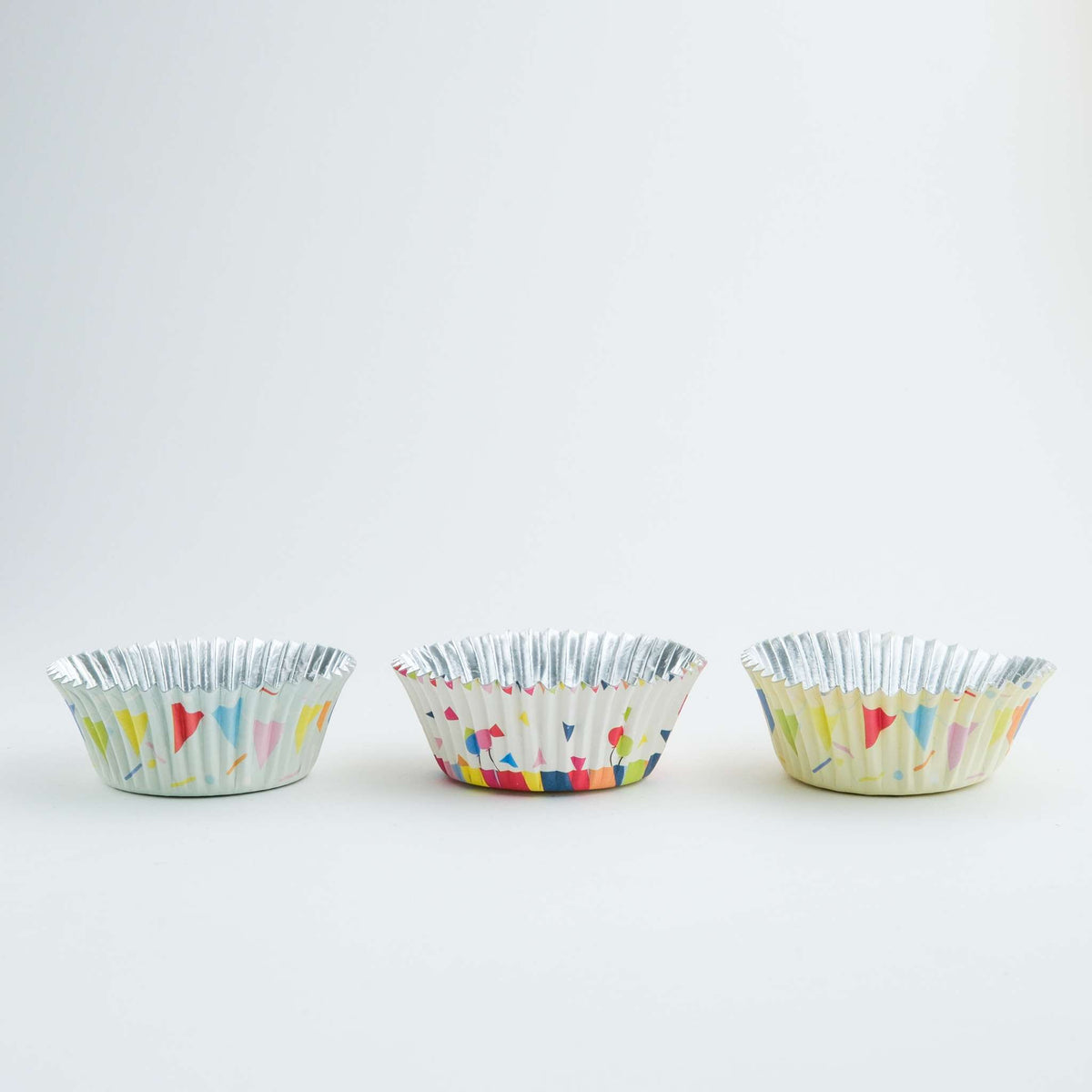 It's Party Time Foil Lined Cupcake Cases Pk/60