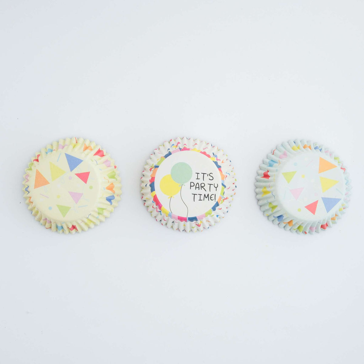 It's Party Time Foil Lined Cupcake Cases Pk/60