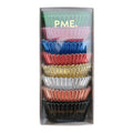 Cupcake Vormpjes Folie Gevoerd - Diverse Metallic Pk/100