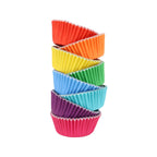 Rainbow Foil Lined Cupcake Cases Pk/100