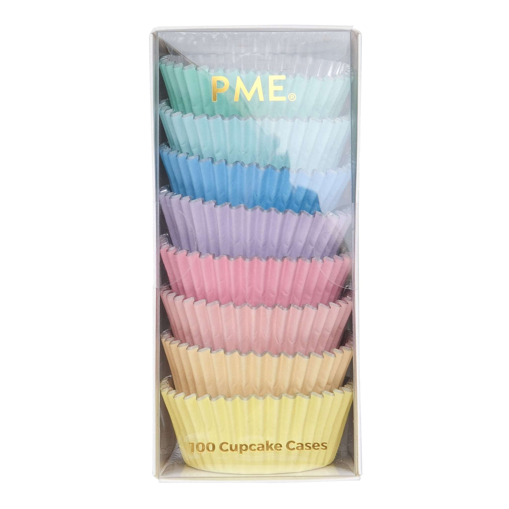Cupcake Vormpjes Folie Gevoerd - Pastel Pk/100