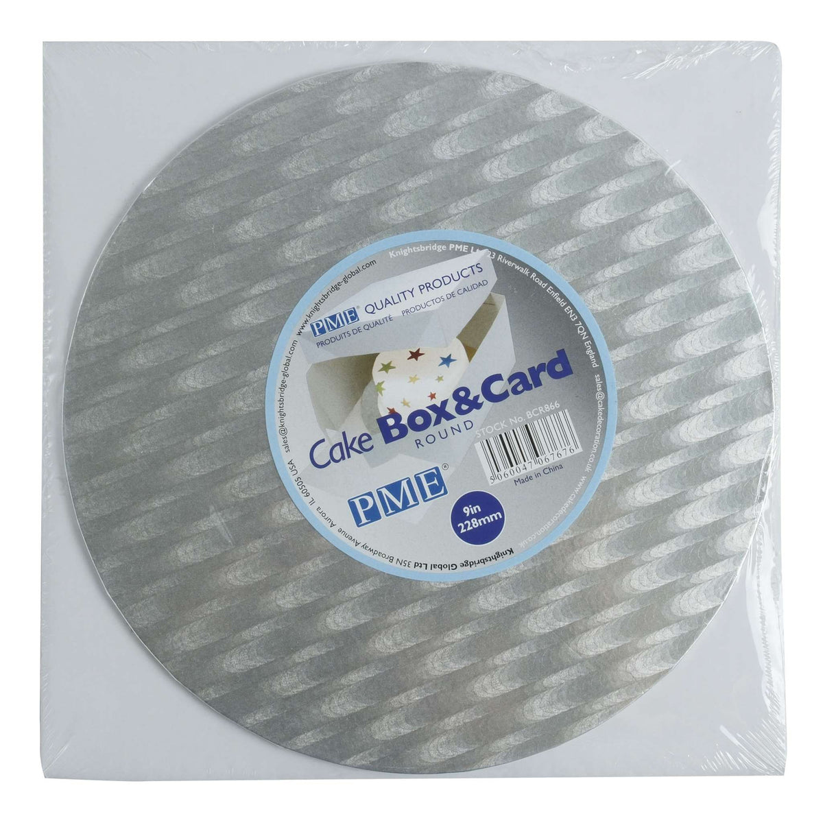 Round Premium Heavy Duty Cake Card And Cake Box (9" / 22.8cm)