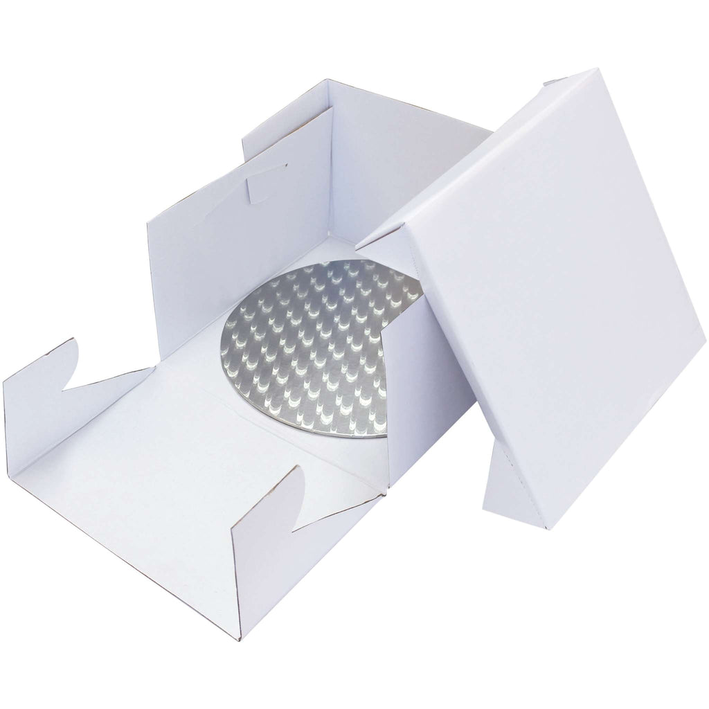 Runde Kuchenkarte und Kuchenbox (228mm / 9")