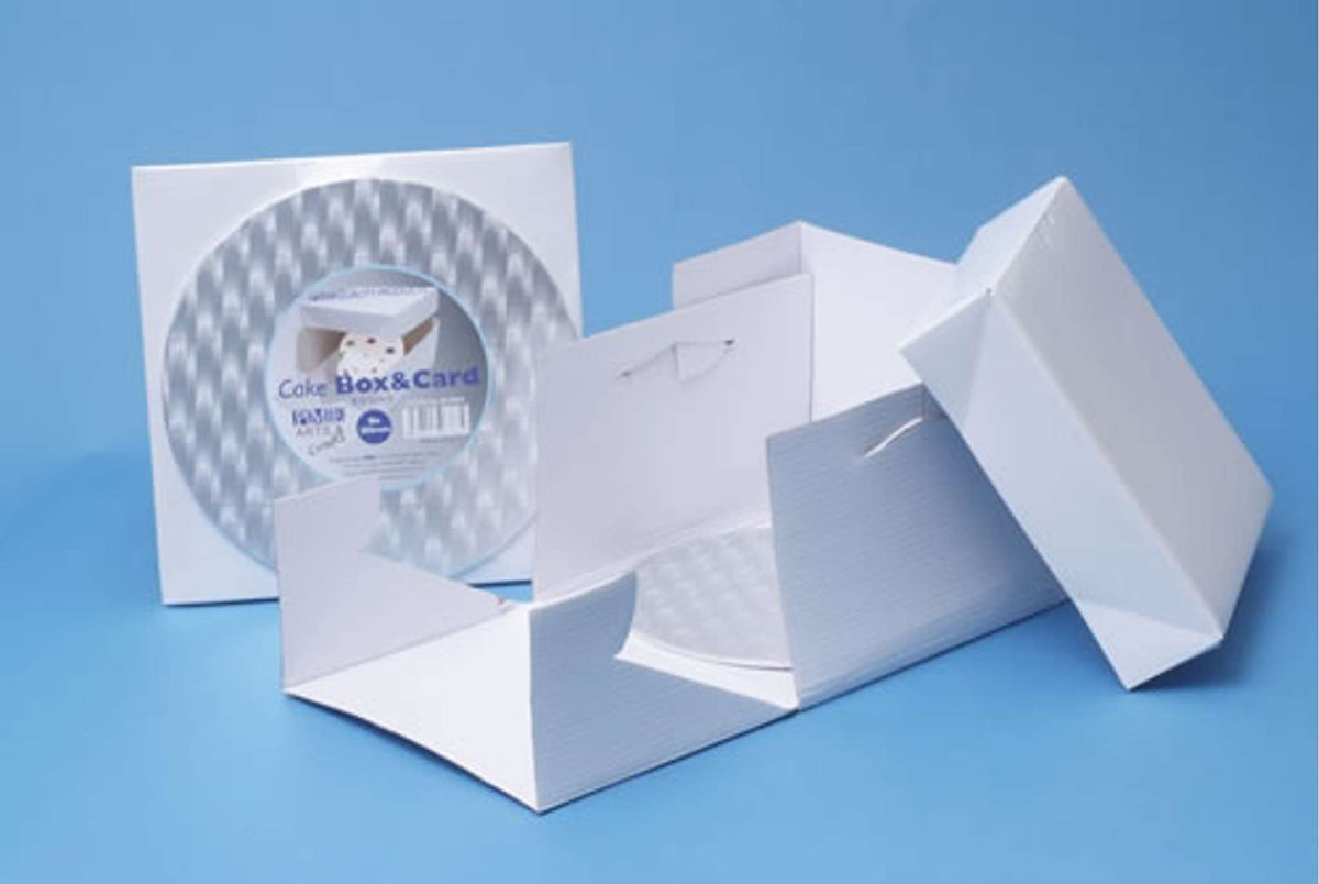 Caja y Base Redonda para Tartas de 25cm (10 Pulgadas)