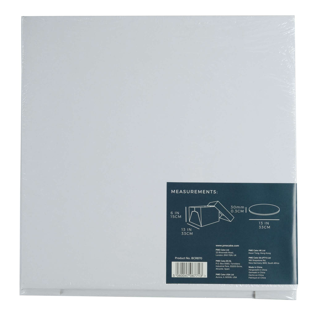 Caja y Base Redonda para Tartas de 33cm (13 Pulgadas)