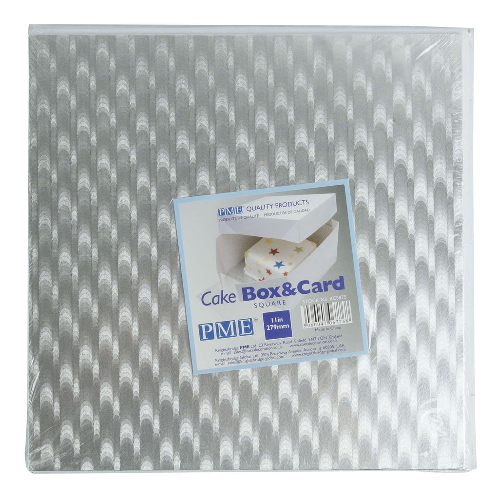 Quadratische Karte und Kuchenbox (279mm / 11")