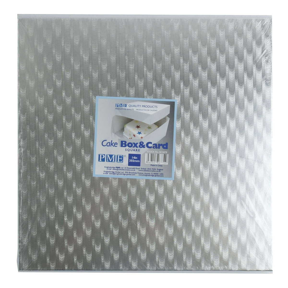 Square Premium Heavy Duty Cake Card And Cake Box (14" / 35.5cm)