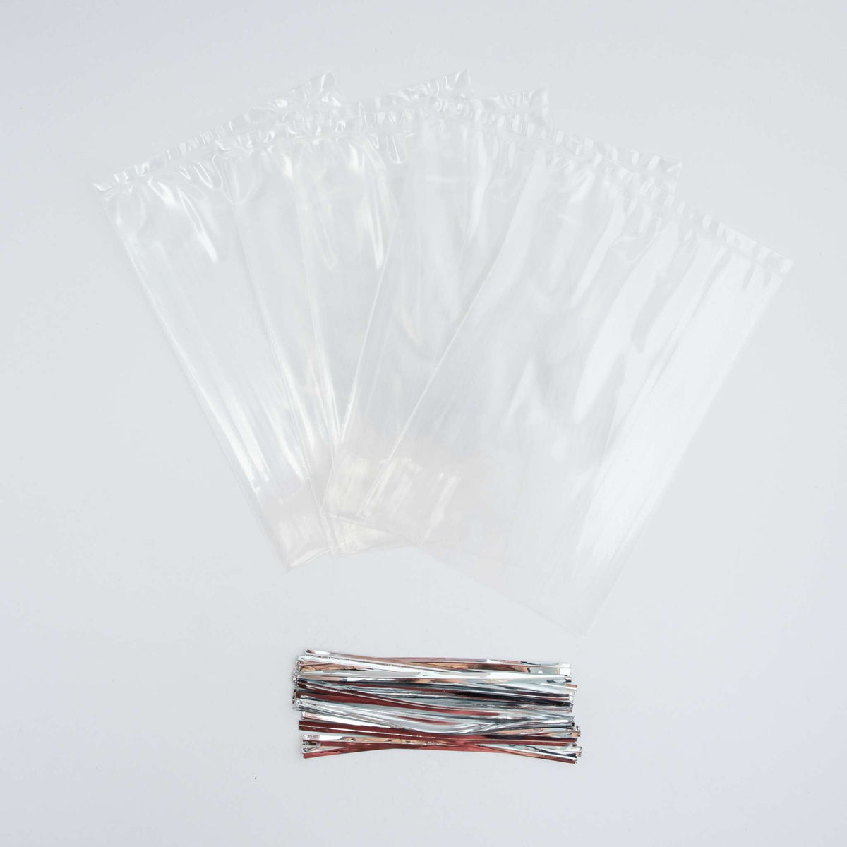 Lollipop-Taschen mit silbernen Bindungen Pk/25 (152 x 95mm / 6 x 3.75")