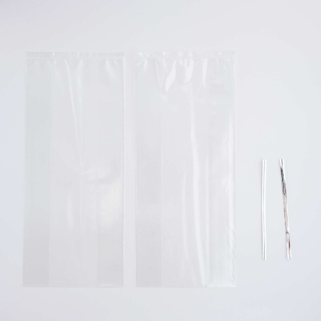 Clear Party Bags Pk/25 (229 x 102mm / 9 x 4 inches)