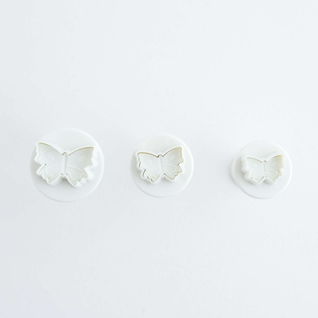 Cortadores con Expulsor Nuevos - Mini Mariposa, Pequeña, Mediana y Grande, Set de 3