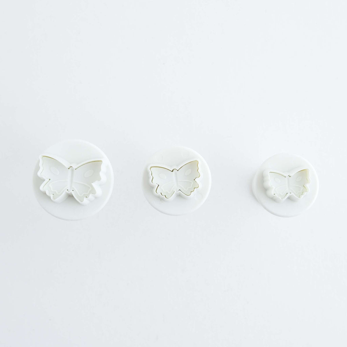 Cortadores con Expulsor Nuevos - Mini Mariposa, Pequeña, Mediana y Grande, Set de 3