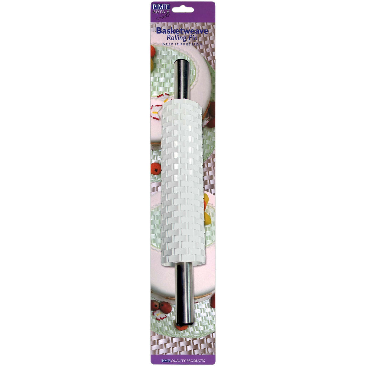 Rodillo Texturizador para Tejido de Cesta de 25cm (10-Pulgadas)