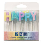Happy Birthday (Pastel) Candle Set Of 13