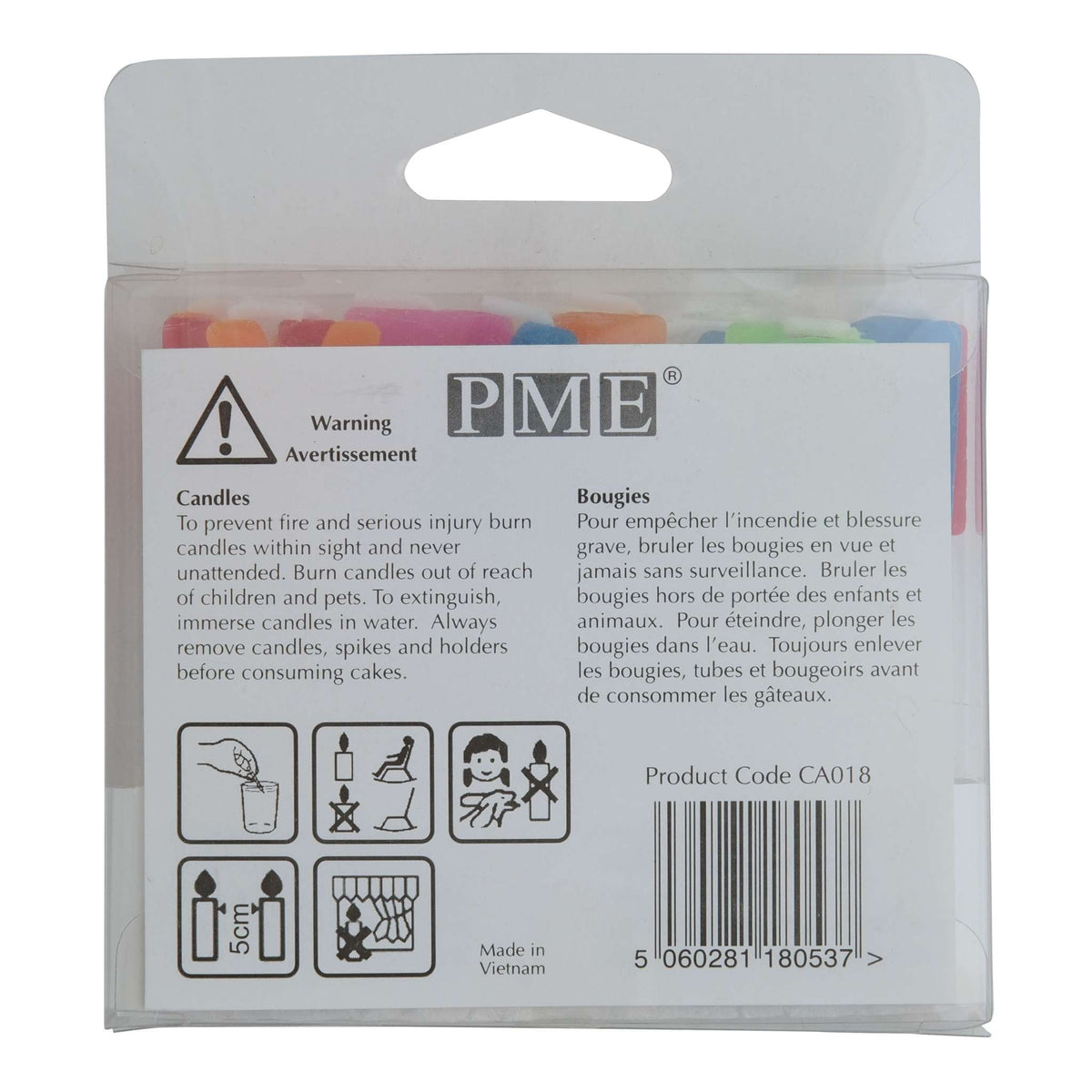 Happy Birthday (Bright) Candle Set Of 13