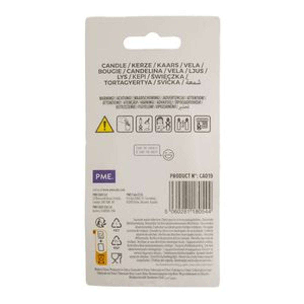Kaarsen - Gouden Twist met Houders Pk/10 (62mm / 2.4")