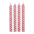 Kaarsen - Roze Kleine Gestreept Pk/24 (48mm / 1.9")