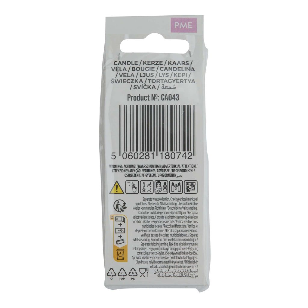 Bougies - Chiffre 3 vert (64mm / 2.5")