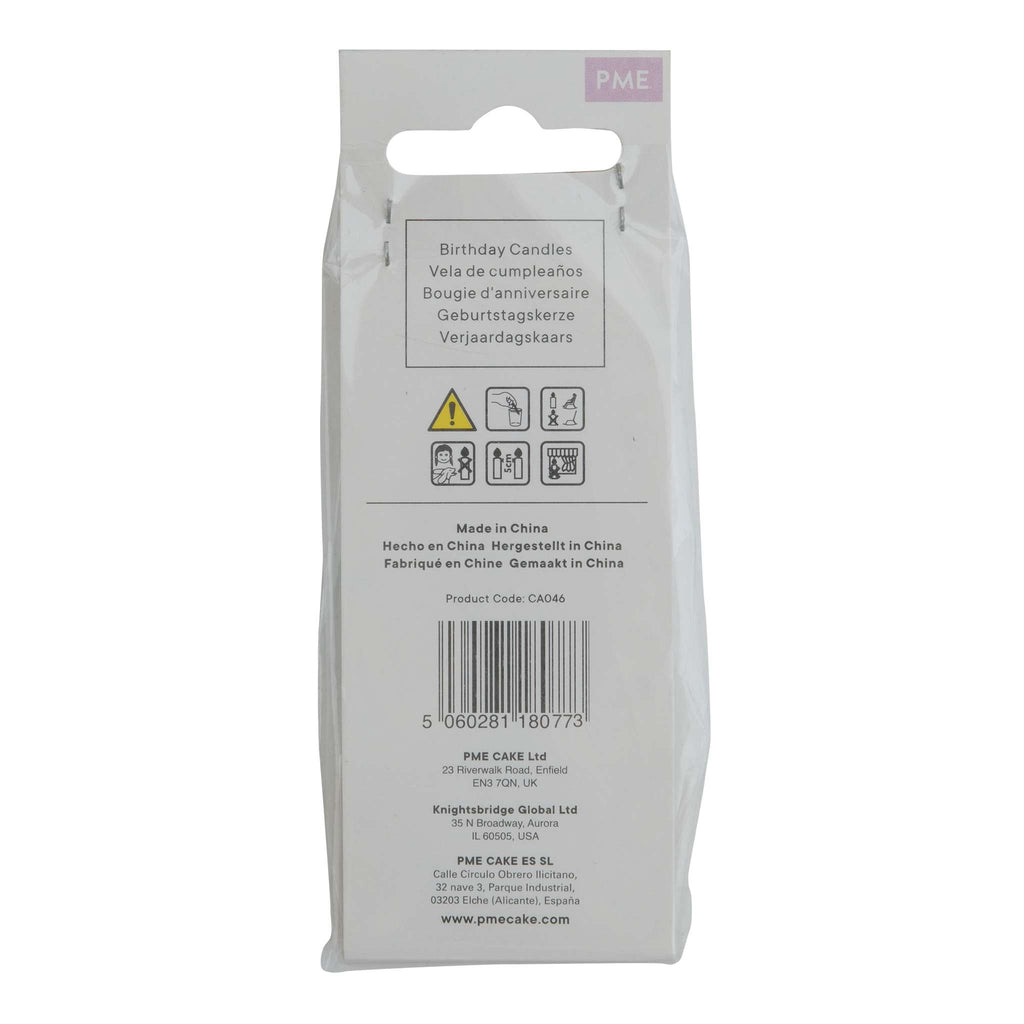 Bougies - Chiffre 6 vert (64mm / 2.5")