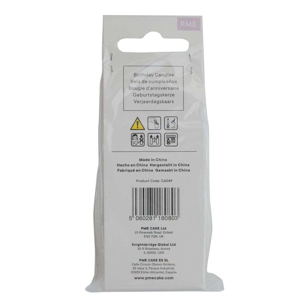 Bougies - Chiffre 9 vert (64mm / 2.5")