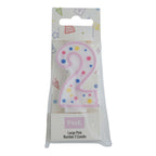 Kerzen - Pinke Zahl 2 (64mm / 2.5")